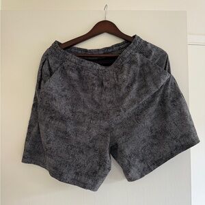 lululemon athletica Black and Gray Athletic Shorts